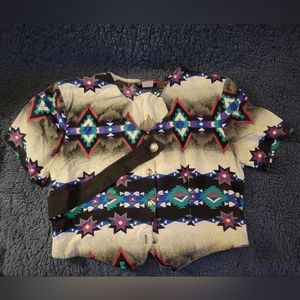 Cropped Roughrider by Circle T Shirt with Neckline Cutout